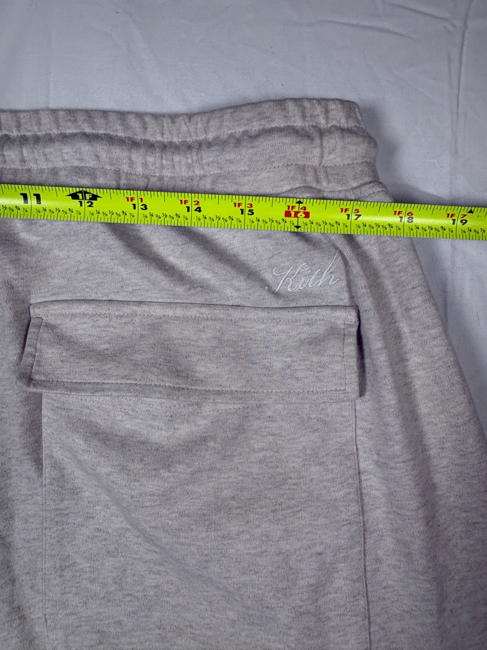 Kith Light Gray Drawstring Joggers - Picture 13 of 14
